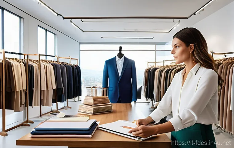 패션 코디네이터의 브랜드 성공 비결 분석 - **Prompt:** A dynamic, sophisticated Italian fashion coordinator, impeccably dressed in stylish, mod...