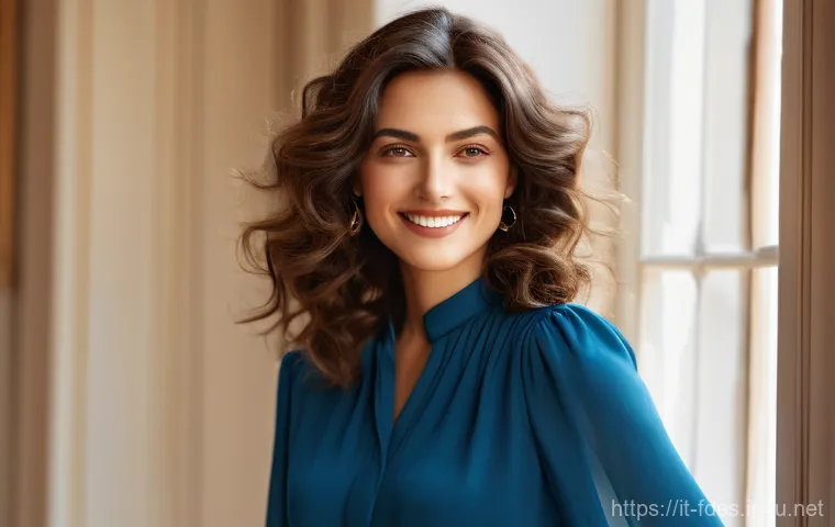 패션 코디네이터 퍼스널 컬러 진단법 - **Image Prompt: Radiant Discovery**
"A vibrant and confident Italian woman, in her late 20s to e...