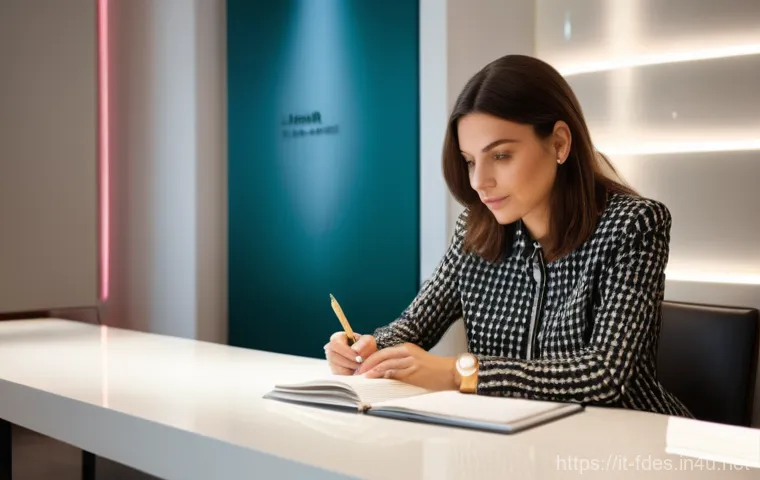 패션 코디네이터와 고객 피드백 관리 - **Prompt:** A stylish Italian female fashion coordinator, in her late 30s, with a warm and attentive...