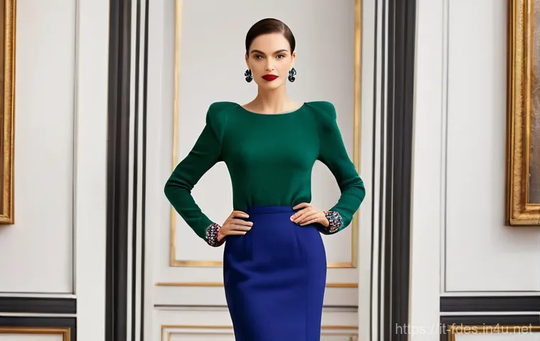 패션 코디네이터가 추천하는 최신 코디 기술 - **Prompt:** A confident and elegant female model, in her late 20s, is captured mid-stride on a sun-d...
